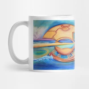 plans over the sea Mug